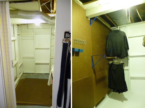 BASEMENT CLOSET RECAP