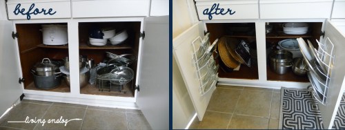 POT LID RACK ORGANIZATION