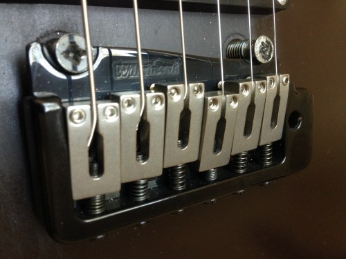Wilkinson tremolo mounted on original Kahler mounts